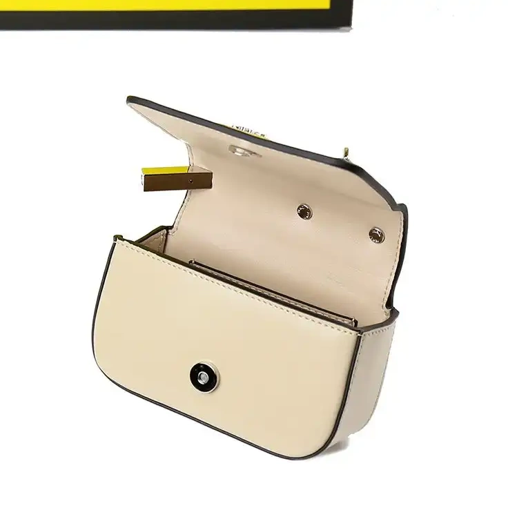Cheap Fendi Bag In Calf Beige F Leather Nano 0510